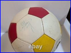 Teofilo Cubillas 1983 Signed Autograph NASL/Ft Laud Strikers Soccer Ball+20Sigs