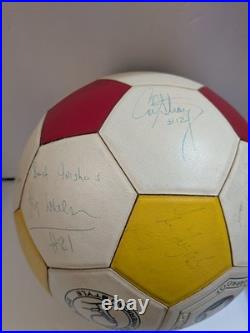 Teofilo Cubillas 1983 Signed Autograph NASL/Ft Laud Strikers Soccer Ball+20Sigs