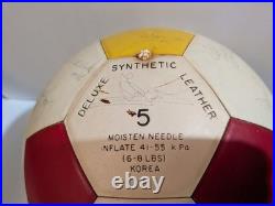 Teofilo Cubillas 1983 Signed Autograph NASL/Ft Laud Strikers Soccer Ball+20Sigs