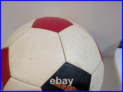 Teofilo Cubillas 1983 Signed Autograph NASL/Ft Laud Strikers Soccer Ball+20Sigs