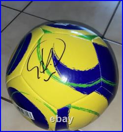 Thiago Silva signed Brazil Soccer Ball With Proof