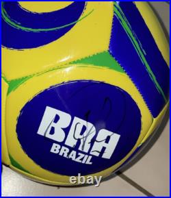 Thiago Silva signed Brazil Soccer Ball With Proof