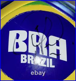 Thiago Silva signed Brazil Soccer Ball With Proof