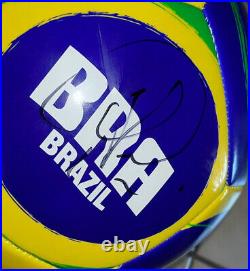 Thiago Silva signed Brazil Soccer Ball With Proof