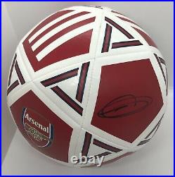 Thierry Henry Signed Arsenal Fc Soccer Ball Football Legend France Jsa Coa