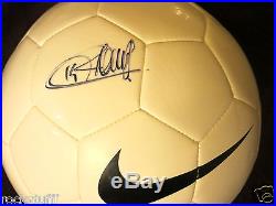 Thierry Henry Signed Soccer Ball Football France Arsenal Barcelona Fc Red Bulls