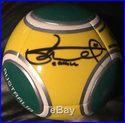 Tim Cahill Signed Soccer Ball 2010 World Cup Australia Socceroos Football Adidas