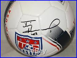 Tim Howard Autographed Full Size Team USA Soccer Ball- JSA W Auth