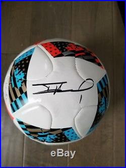 Tim Howard Signed / Autographed MLS Match Ball Replica Size 5 with Proof Photo