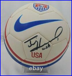 Tim Howard Signed Team USA Soccer Ball JSA COA USMNT Everton Rapids Mens GK