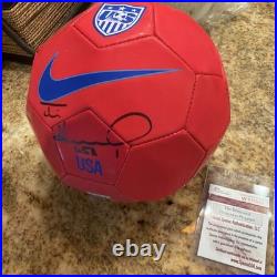 Tim Howard Signed USA Nike USA Full Size Soccer Ball JSA COA TH Exclusive