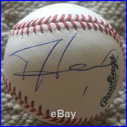 Tim Howard signed autographed MLB official baseball USA National Team Goalkeeper