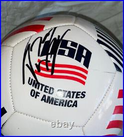 Tim Weah Signed USA Soccer Ball