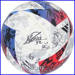 Toronto FC Signed Match-Used Soccer Ball 2023 MLS Season with17 Autos AE47223