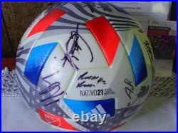 Toronto FC Signed Match-Used Soccer Ball from the 2021 with 33 Autos-BAS & JSA