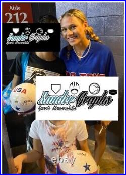 Trinity Rodman Uswnt USA Soccer Signed Autographed Player Soccer Ball-exct Proof
