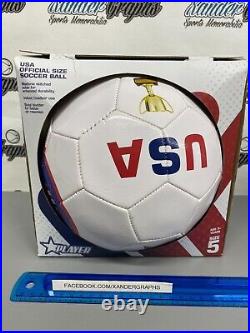 Trinity Rodman Uswnt USA Soccer Signed Autographed Player Soccer Ball-exct Proof