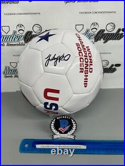Trinity Rodman Uswnt USA Soccer Signed Autographed Soccer Ball-beckett Bas Coa