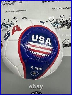 Trinity Rodman Uswnt USA Soccer Signed Autographed Soccer Ball-beckett Bas Coa