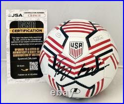 Tyler Adams & Weston McKennie signed Team USA mini Soccer Ball World Cup JSA