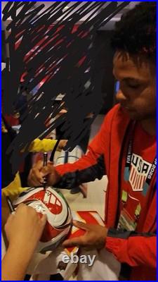 USA Men's National Team Signed Size 5 Soccer Ball McKennie, Dest + 6