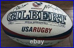 USA Rugby Jersey and Ball Signed by Team