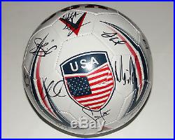USA US MENS NATIONAL 20+ TEAM SIGNED LOGO SOCCER BALL with PROOF photos DEMPSEY
