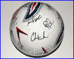 USA US MENS NATIONAL 20+ TEAM SIGNED LOGO SOCCER BALL with PROOF photos DEMPSEY