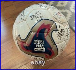 USA Women's 2003 World Cup Autographed Team Match Soccer Ball Hamm Chastain