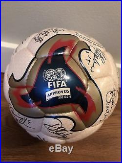 USA Women's Fifa Authentic World Cup Signed Soccer Ball Wambach Hamm Lilly Team