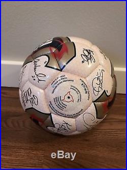 USA Women's Fifa Authentic World Cup Signed Soccer Ball Wambach Hamm Lilly Team