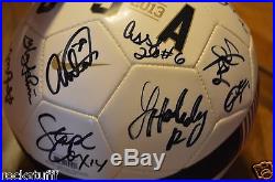 USA Women's World Cup Soccer Signed Ball Alex Morgan Abby Wambagh Hope Solo +15