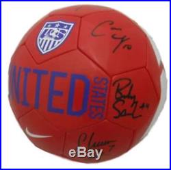 USA Womens Soccer Autographed Nike Soccer Ball Lloyd Solo +7 JSA 14012