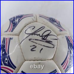 USMNT Signed Adidas Soccer Ball World Cup USA 1996-1998 Lalas Agoos Jones Pope
