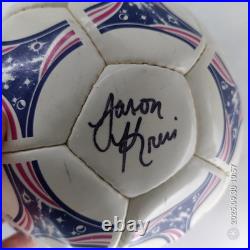 USMNT Signed Adidas Soccer Ball World Cup USA 1996-1998 Lalas Agoos Jones Pope