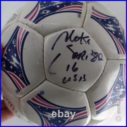 USMNT Signed Adidas Soccer Ball World Cup USA 1996-1998 Lalas Agoos Jones Pope