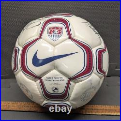 USMNT Signed Nike Soccer Ball World Cup 2002 Bruce Arena McBride Earnie Stewart