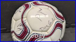 USMNT Signed Nike Soccer Ball World Cup 2002 Bruce Arena McBride Earnie Stewart