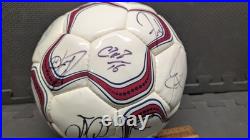 USMNT Signed Nike Soccer Ball World Cup 2002 Bruce Arena McBride Earnie Stewart