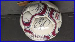 USMNT Signed Nike Soccer Ball World Cup 2002 Bruce Arena McBride Earnie Stewart