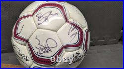 USMNT Signed Nike Soccer Ball World Cup 2002 Bruce Arena McBride Earnie Stewart