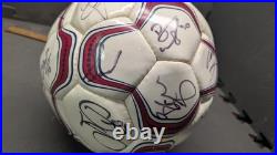 USMNT Signed Nike Soccer Ball World Cup 2002 Bruce Arena McBride Earnie Stewart