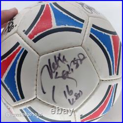 USMNT Team Signed Soccer Ball 12 Autos Pope McBride Wolff 2002 World Cup Era