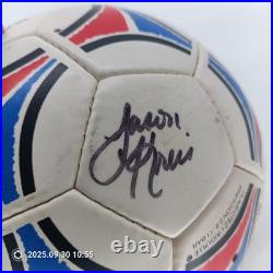 USMNT Team Signed Soccer Ball 12 Autos Pope McBride Wolff 2002 World Cup Era