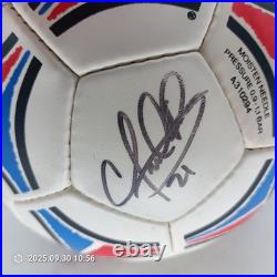 USMNT Team Signed Soccer Ball 12 Autos Pope McBride Wolff 2002 World Cup Era