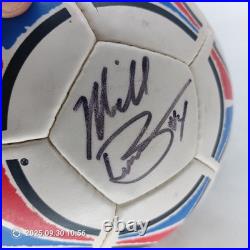 USMNT Team Signed Soccer Ball 12 Autos Pope McBride Wolff 2002 World Cup Era