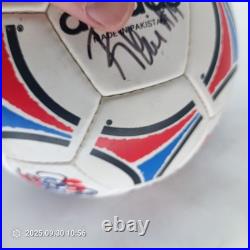 USMNT Team Signed Soccer Ball 12 Autos Pope McBride Wolff 2002 World Cup Era