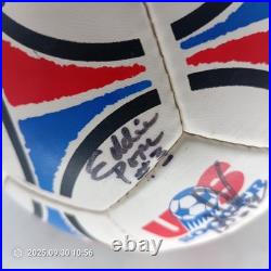 USMNT Team Signed Soccer Ball 12 Autos Pope McBride Wolff 2002 World Cup Era