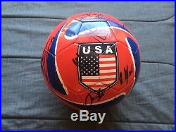 USMNT Team Signed USA Soccer Ball 2016 Copa America Pulisic Dempsey 19 Total