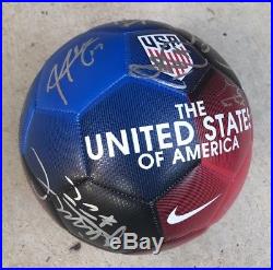USMNT USA Team Signed Soccer Ball Autographed Howard Pulisic Dempsey